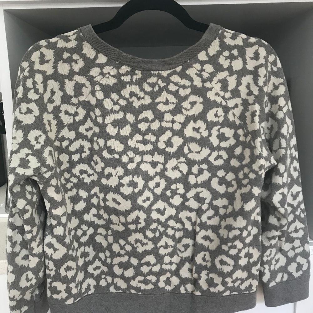 Marc by Marc Jacobs Leopard Sweatshirt Cropped